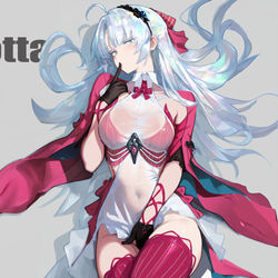 This is a pixiv picture whose title is Carlotta.