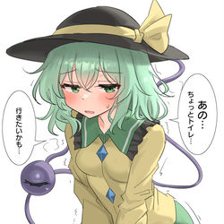 This is a pixiv picture whose title is ずっと我慢してたこいしちゃん.