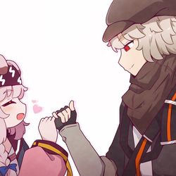 This is a pixiv picture whose title is Pinky Promise.