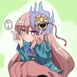 This is a pixiv picture whose title is こころちゃんピース.