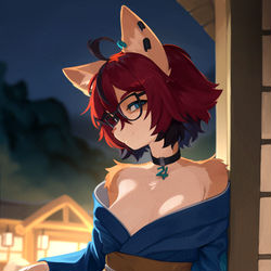 This is a pixiv picture whose title is Snake kimono.