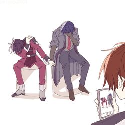 This is a pixiv picture whose title is 令和の三馬鹿まとめ②.