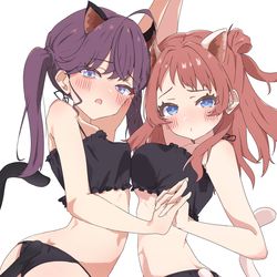This is a pixiv picture whose title is 燐羽×咲季はイイゾ.