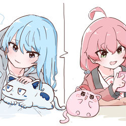 This is a pixiv picture whose title is みこめっつ.