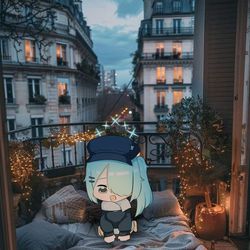 This is a pixiv picture whose title is 히요리 생일 축하해.