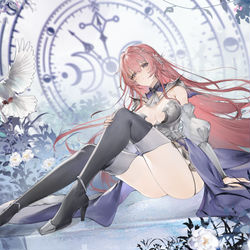 This is a pixiv picture whose title is 白苑诗.