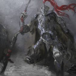 This is a pixiv picture whose title is Dragonslayer Armour.