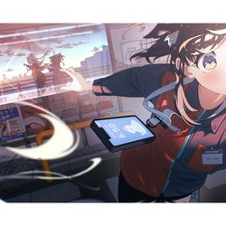 This is a pixiv picture whose title is 「初日の出、見に行こうよ！」.