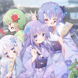 This is a pixiv picture whose title is お正月in鳥白島🎍❕.