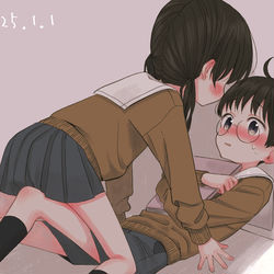 This is a pixiv picture whose title is ろりしょた.