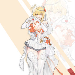 This is a pixiv picture whose title is 婚妮.
