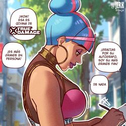 This is a pixiv picture whose title is Un autógrafo de Qiyana - LOL.