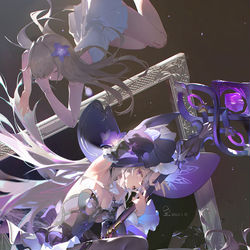 This is a pixiv picture whose title is 大黑塔.