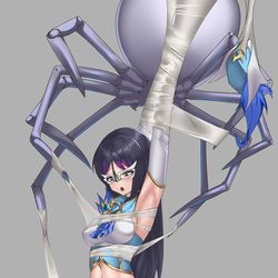 This is a pixiv picture whose title is 蜘蛛糸の日.