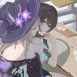 This is a pixiv picture whose title is 天才たちのてぇてぇ.