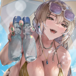 This is a pixiv picture whose title is 金水着.