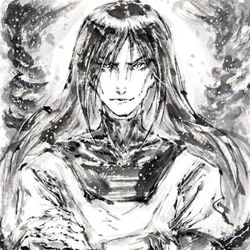 This is a pixiv picture whose title is 【極道畫師】大蛇丸.