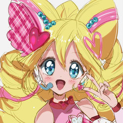 This is a pixiv picture whose title is キュアアイドル.