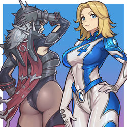 This is a pixiv picture whose title is Sue Storm.