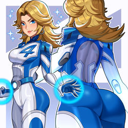 This is a pixiv picture whose title is Sue Storm (Marvel Rivals).