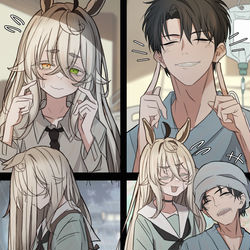 This is a pixiv picture whose title is キミの笑顔に救われた！！.