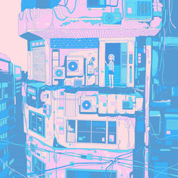 This is a pixiv picture whose title is 暮らし.