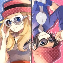 This is a pixiv picture whose title is カルとセレ.