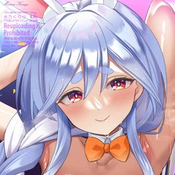 This is a pixiv picture whose title is あけましてぴょーんぴょん♥.