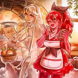 This is a pixiv picture whose title is 【Skeb】ご依頼者様OCさんたち🥖.