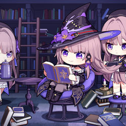 This is a pixiv picture whose title is The Herta.