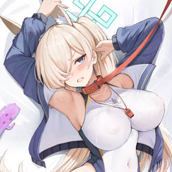 This is a pixiv picture whose title is Kanna the doggo.