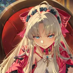 This is a pixiv picture whose title is Carlotta.