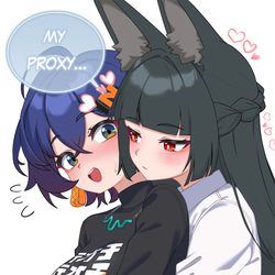 This is a pixiv picture whose title is My proxy....