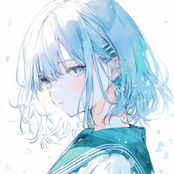 This is a pixiv picture whose title is 『emerald』.
