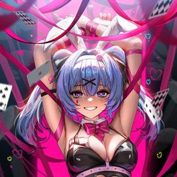 This is a pixiv picture whose title is Rabbit hole miku.