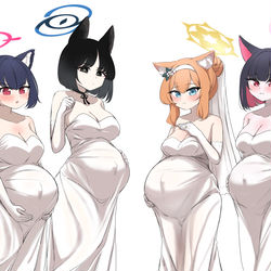 This is a pixiv picture whose title is 커미션 받은 작품들.