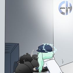 This is a pixiv picture whose title is 경쟁자 Competitors.