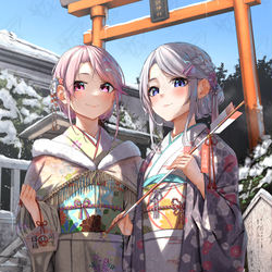 This is a pixiv picture whose title is 2025年もよろしくお願いします。.