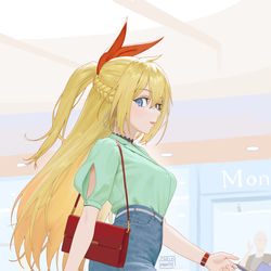 This is a pixiv picture whose title is Chitoge Shopping.