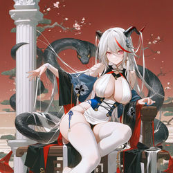 This is a pixiv picture whose title is 埃吉尔-蛇年.