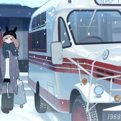 This is a pixiv picture whose title is 今日は1日温泉巡り.