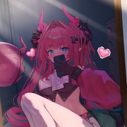 This is a pixiv picture whose title is 伊冯.