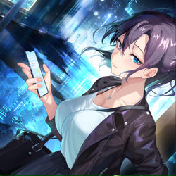 This is a pixiv picture whose title is 待ち合わせ.