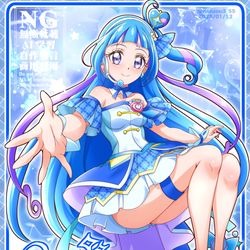 This is a pixiv picture whose title is キュアウインク.