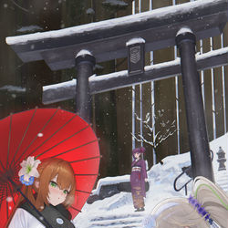 This is a pixiv picture whose title is マキアート 任務に追う カフェジュケロ.