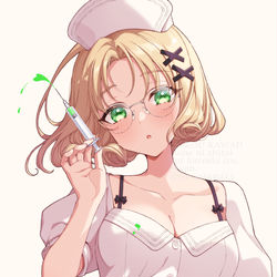 This is a pixiv picture whose title is 風ちゃんナース.