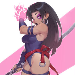 This is a pixiv picture whose title is Psylocke.