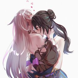 This is a pixiv picture whose title is The Herta.