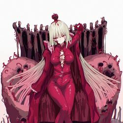This is a pixiv picture whose title is 🔴.