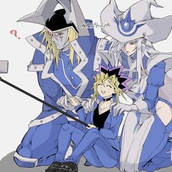 This is a pixiv picture whose title is 沈黙主従たち.
